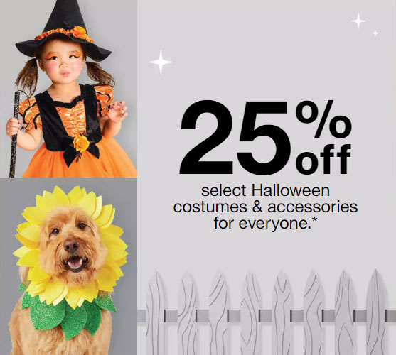 Target 25% Off Halloween Costumes & Accessories - WAYISAVE